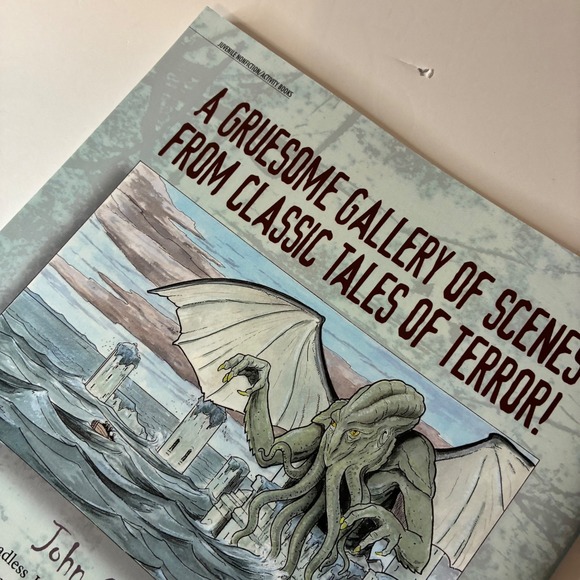 Great Scenes From Horror Stories Coloring Book John Green Classic Tales Gift - Picture 4 of 14